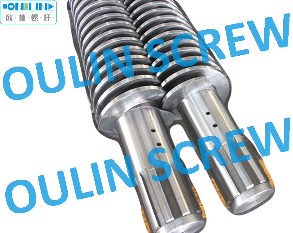 Liansu Lse95/191 Twin Conical Screw and Barrel for PVC WPC Spc Extrusion