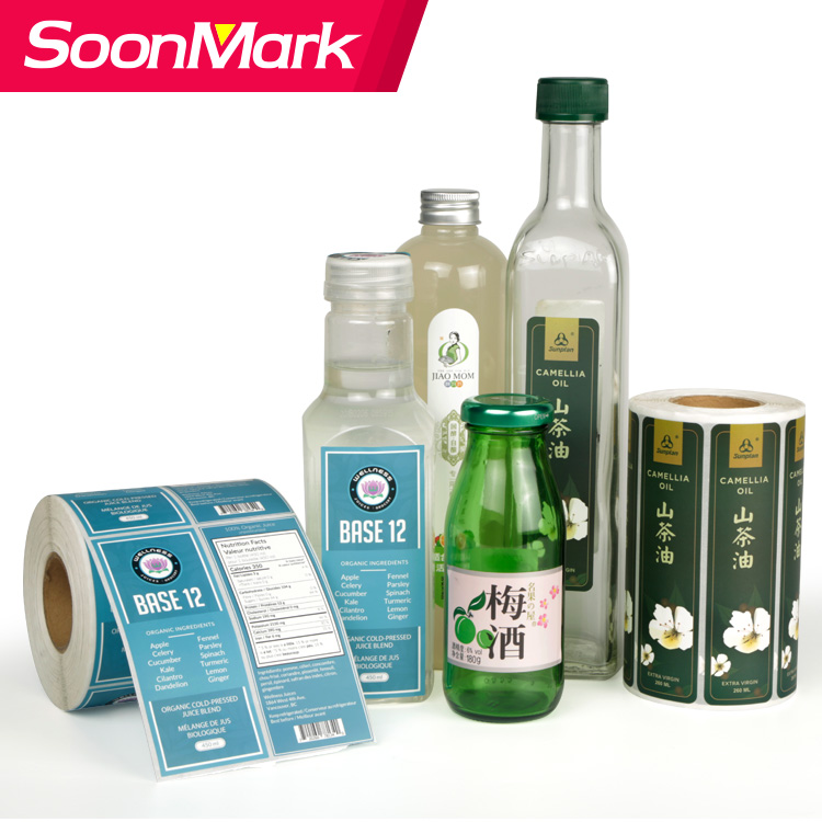 Customized PVC bottle label