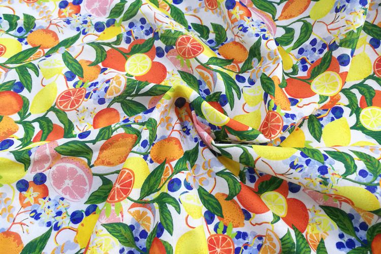 Tissu de coton d'oreiller de chemise de lin d'impression numérique Digital Printing Linen Shirt Pillow Cotton Fabric
