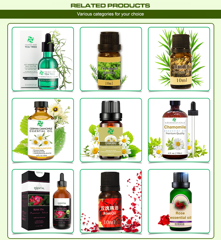 All kinds of essential oils