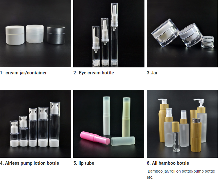 Airless Glass Bottle With Screw Cap