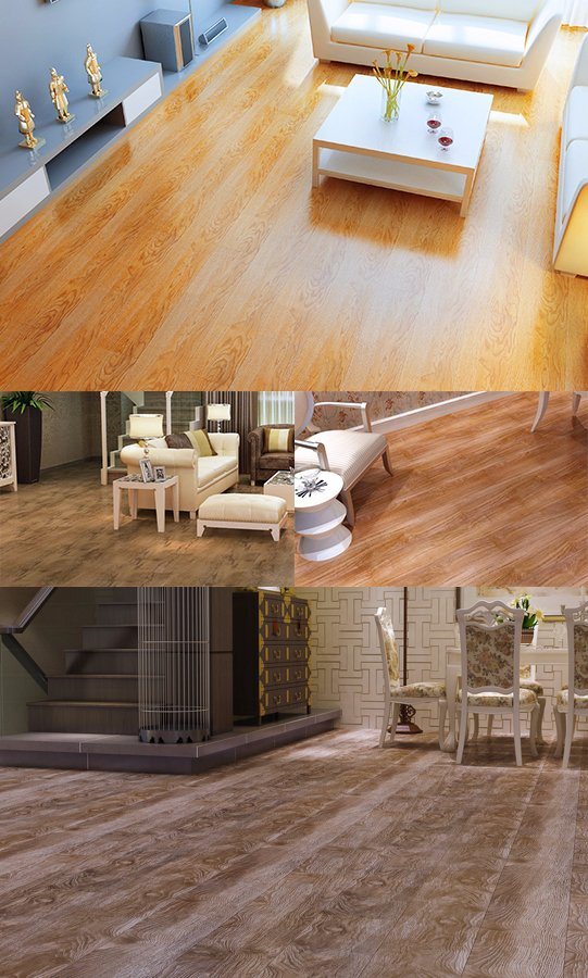 High Gloss Walnut Laminate Flooring