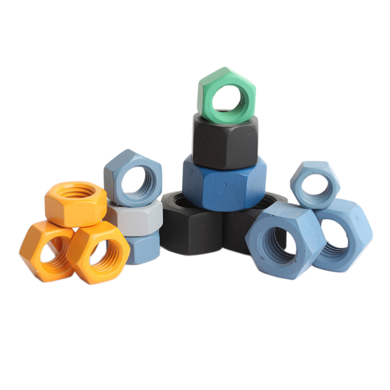 Colorful Carbon Steel Heavy Hex Nut