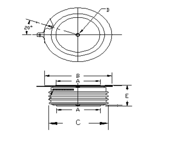 Standard Rectifier 6V ZP2000A 5400V Power Rectifier