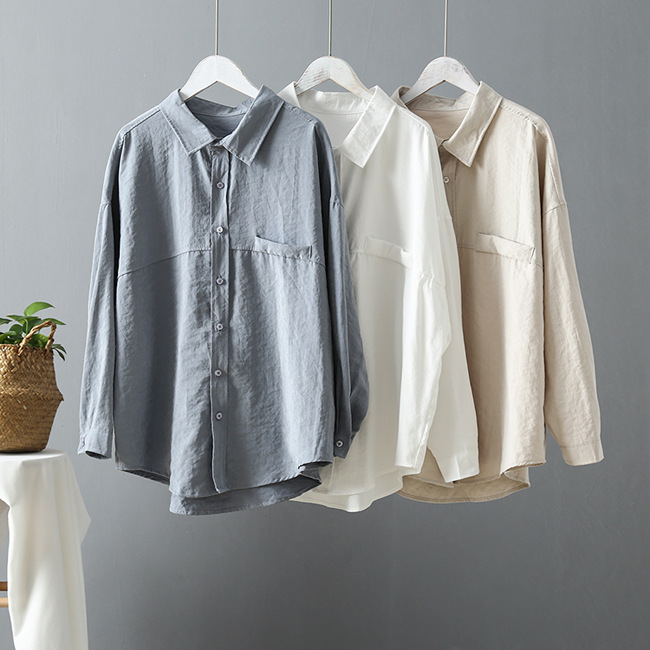 Turn-down Collar Women Blouses