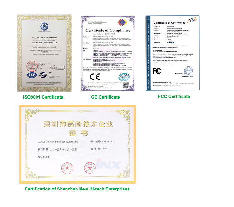 certifications