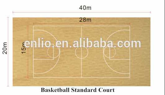 Enlio indoor vinyl basketball flooring