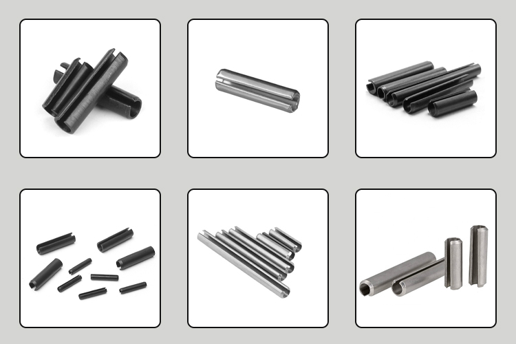 Stainless slotted spring pins