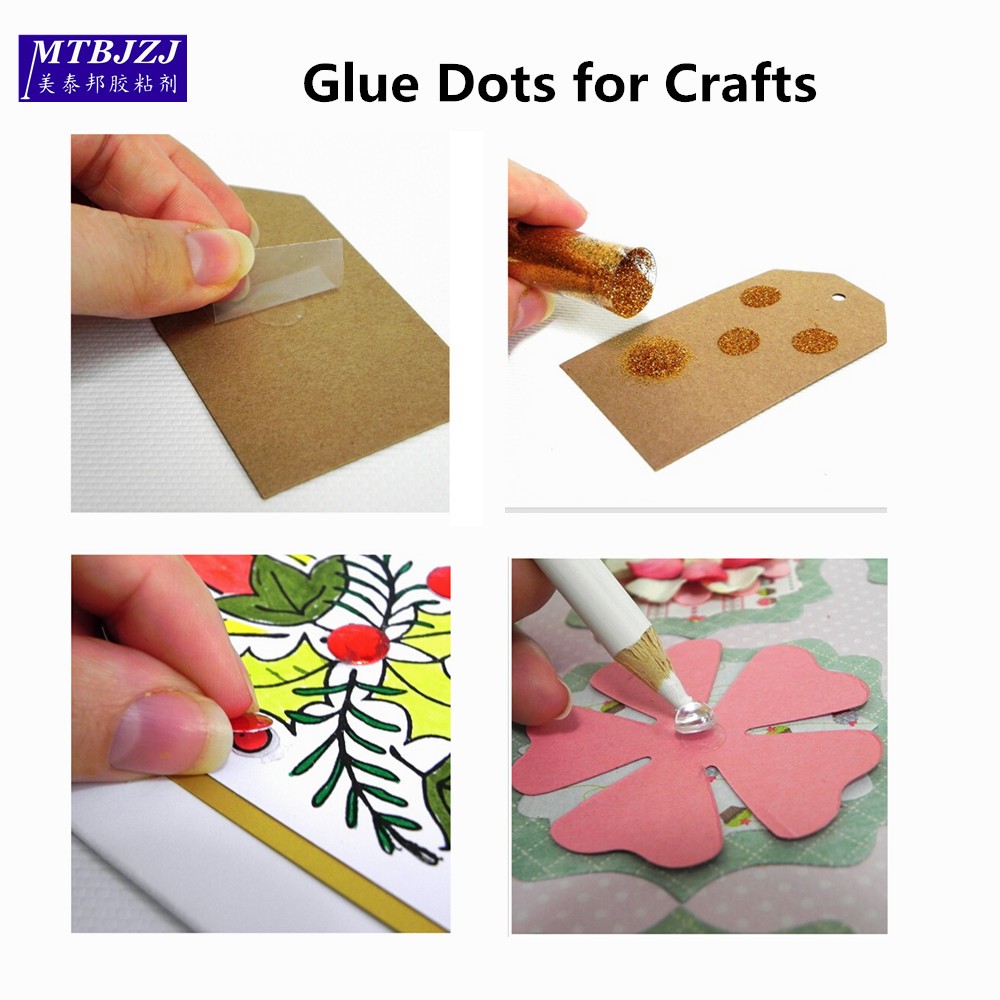 8*0.4mm Removable Sticky Glue Dots, High Quality 8*0.4mm Removable Sticky  Glue Dots on