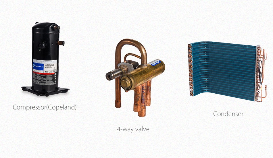 ปั๊มความร้อนสระว่ายน้ำ R410a คุณภาพสูง ปั๊มความร้อนสระว่ายน้ำ R410a บน