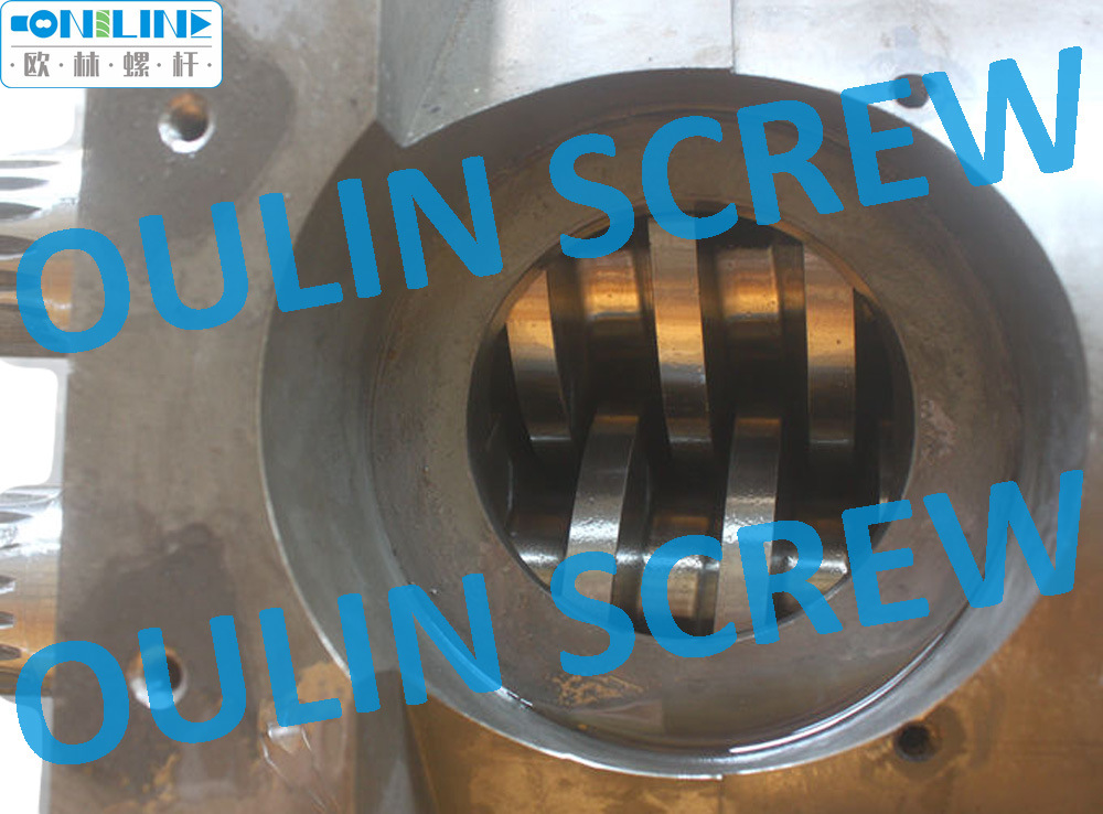 Kmd60/125 Twin Conical Screw and Barrel for PVC Pipe Extrusion