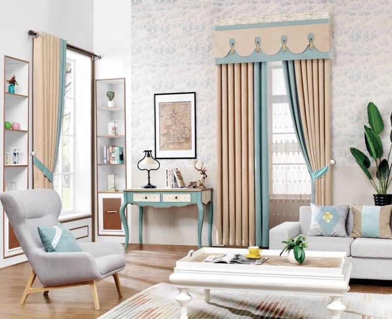 Simple Style Shading Blackout Window Curtain Fabric 5