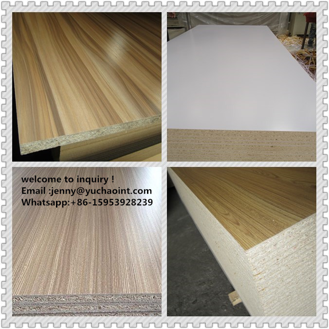 8 mm Melamine Faced Particle Board with High Grade From Linyi China
