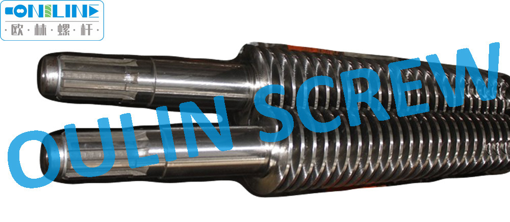 45/90 Twin Conical Screw and Barrel for PVC Extrusion