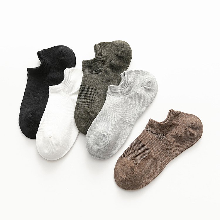 Solid Mesh Men'S Socks