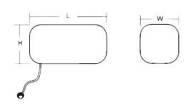 Silicone Medical Silicone Tissue Expander for Implantable Expander