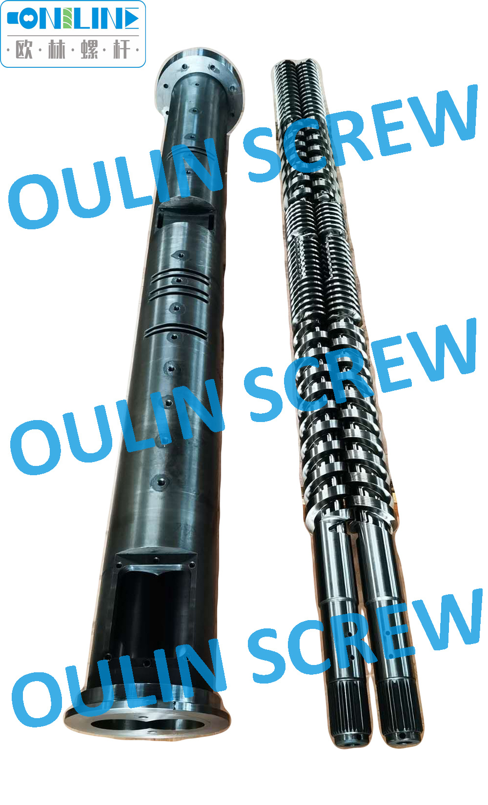 Supply Bausano MD115 Twin Parallel Screw and Barrel for PVC Extruder