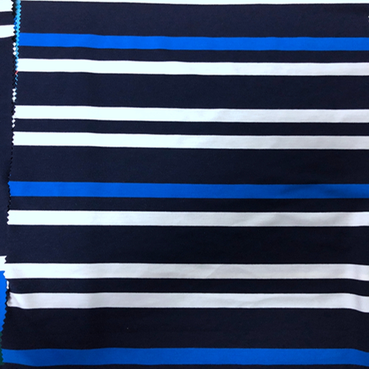 Stripe Spandex Rayon Fabric