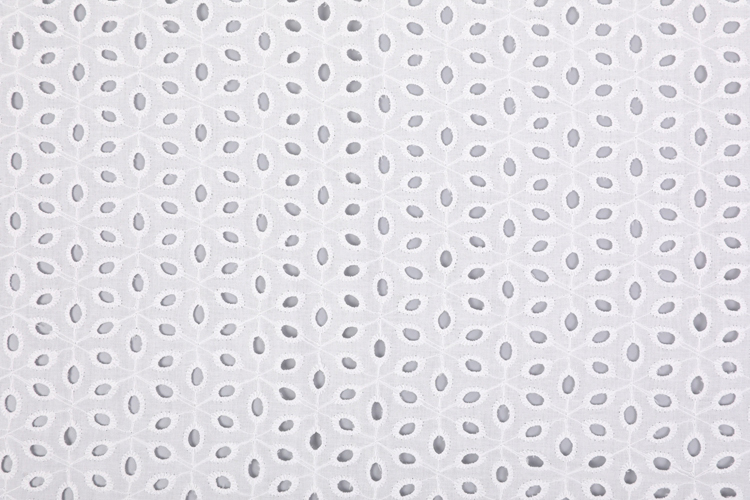 Woven 100% Cotton Dyed Embroidered Fabrics 