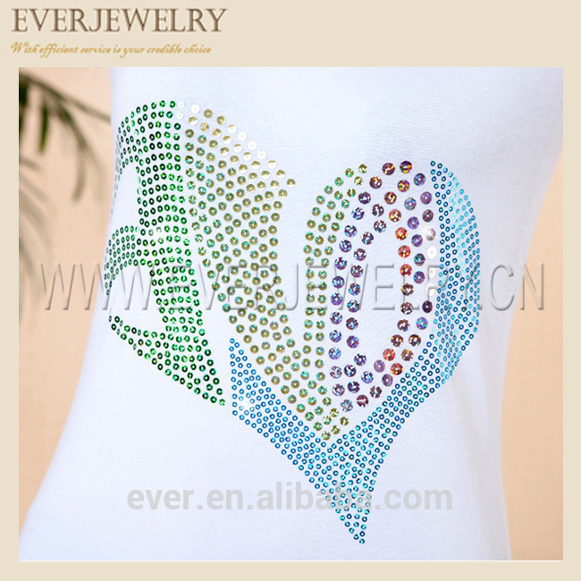 Wholesale Custom Design Hot Fix Sequin Appliques