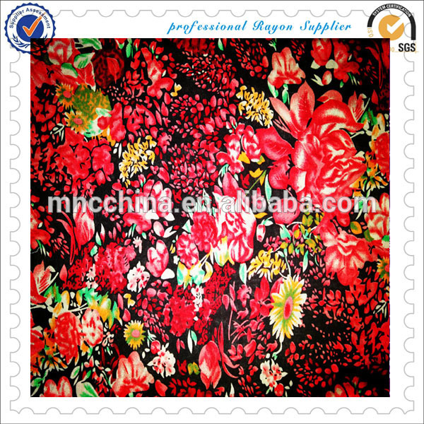 rayon challis print 