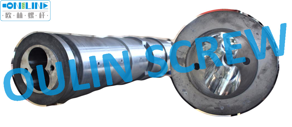 Bimetallic Twin Conical Screw and Barrel 80/156