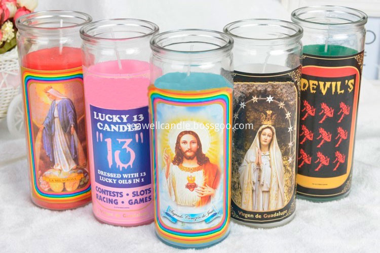 Paraffin Religious Candle