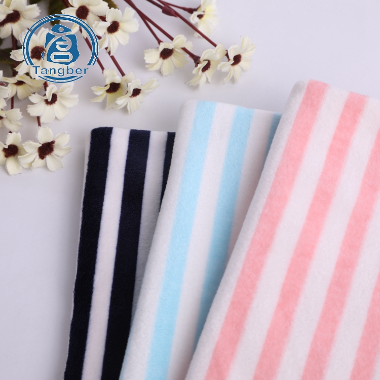 Stripe velvet fabric