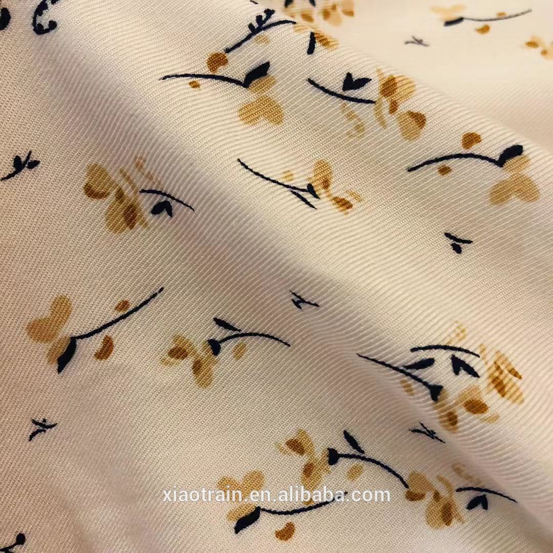 Small Flower Rayon printed Fabric