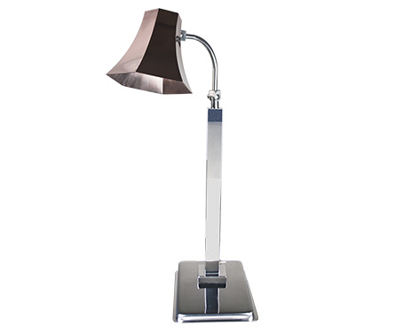 Heat Lamp with Copper Hexgonal Shade