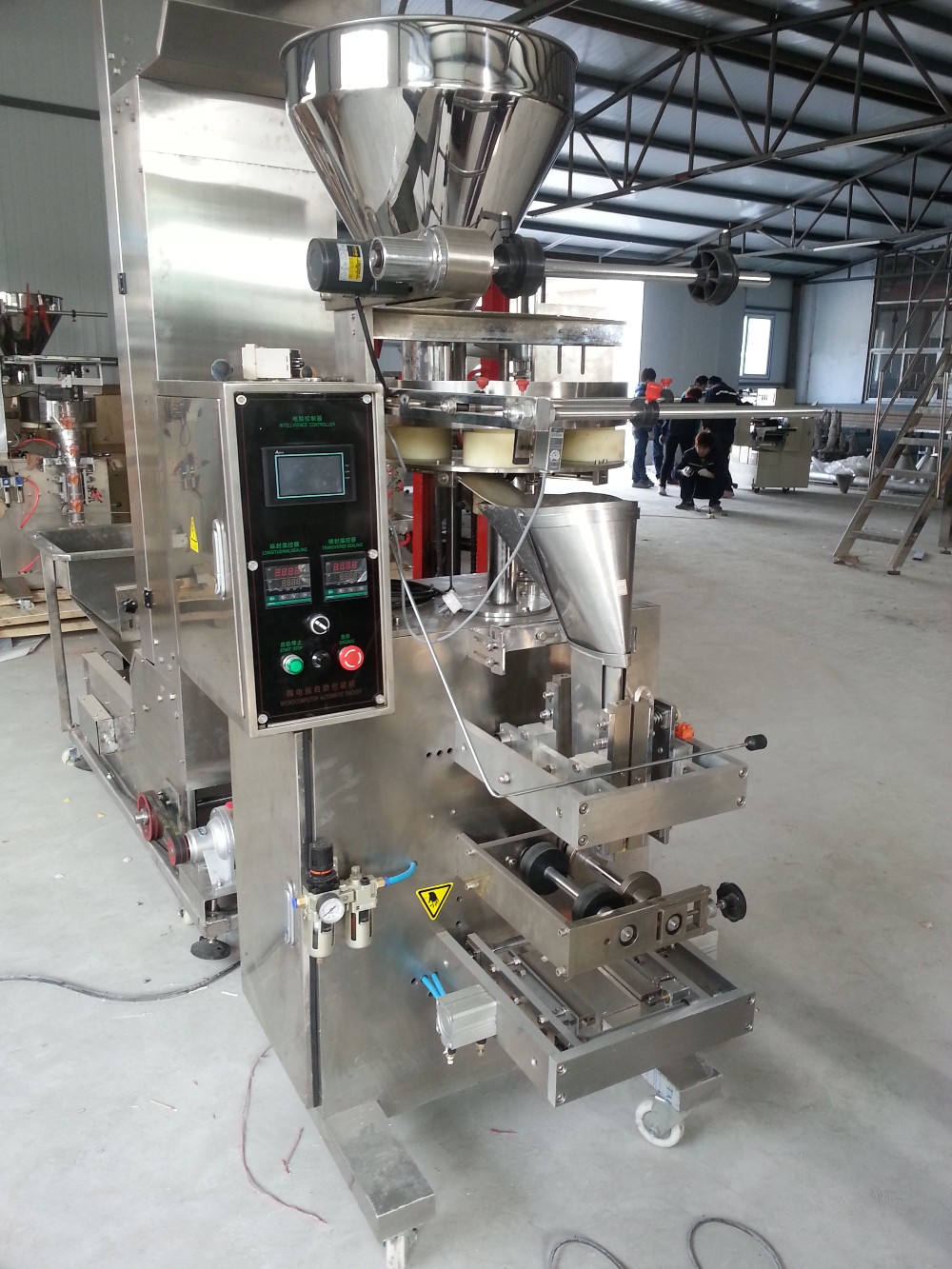 automatic four side sealed spice packaging machine