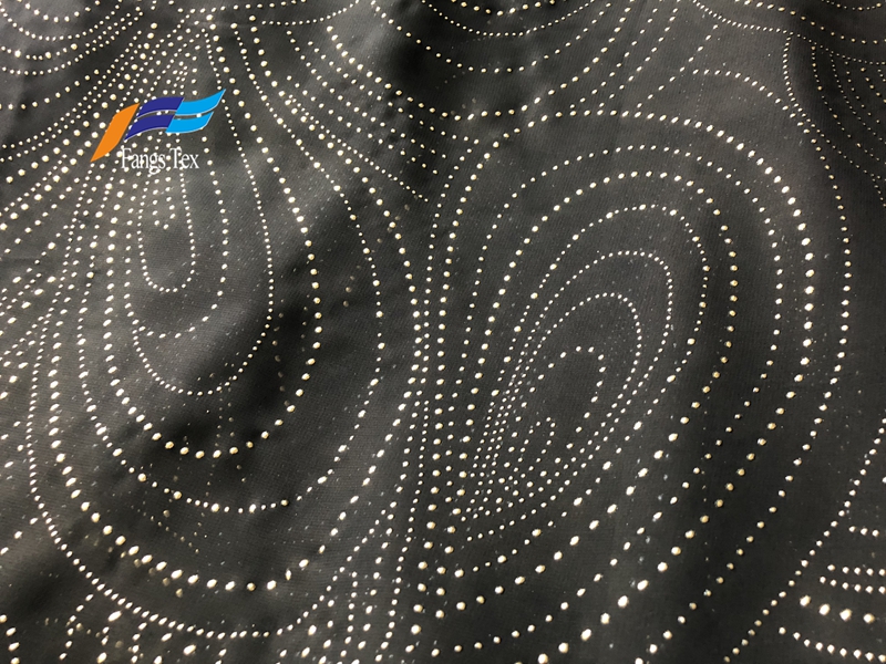 Islamic Muslim Polyester Dot Voile Chiffon Drop Fabric 5