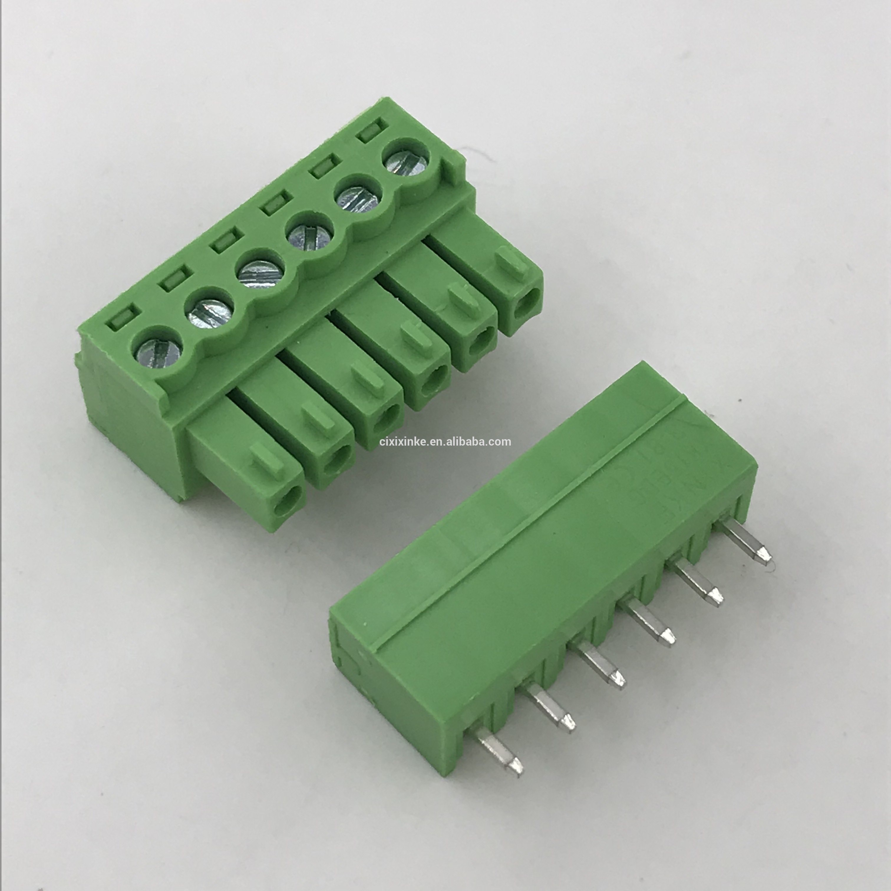 3.5mm pitch PCB 6 way terminal block