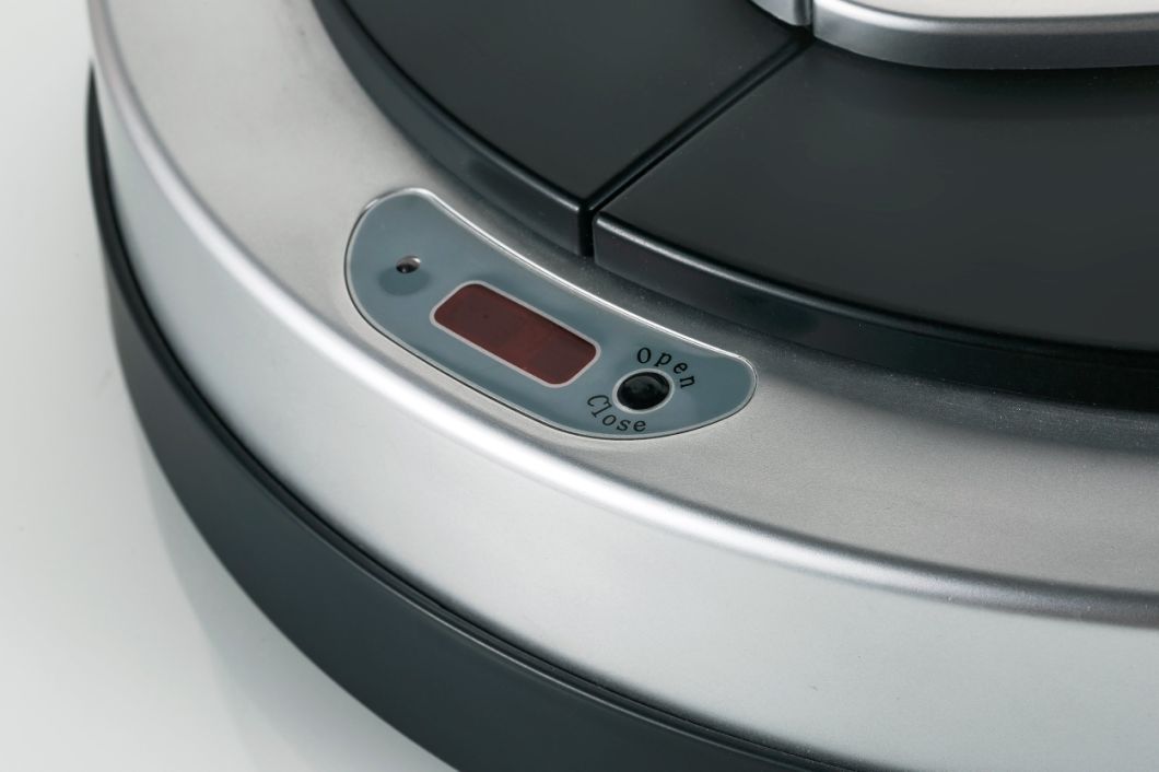 Large Capacity Automatic Sensor Dustbin With Fingerprint Resistant ...