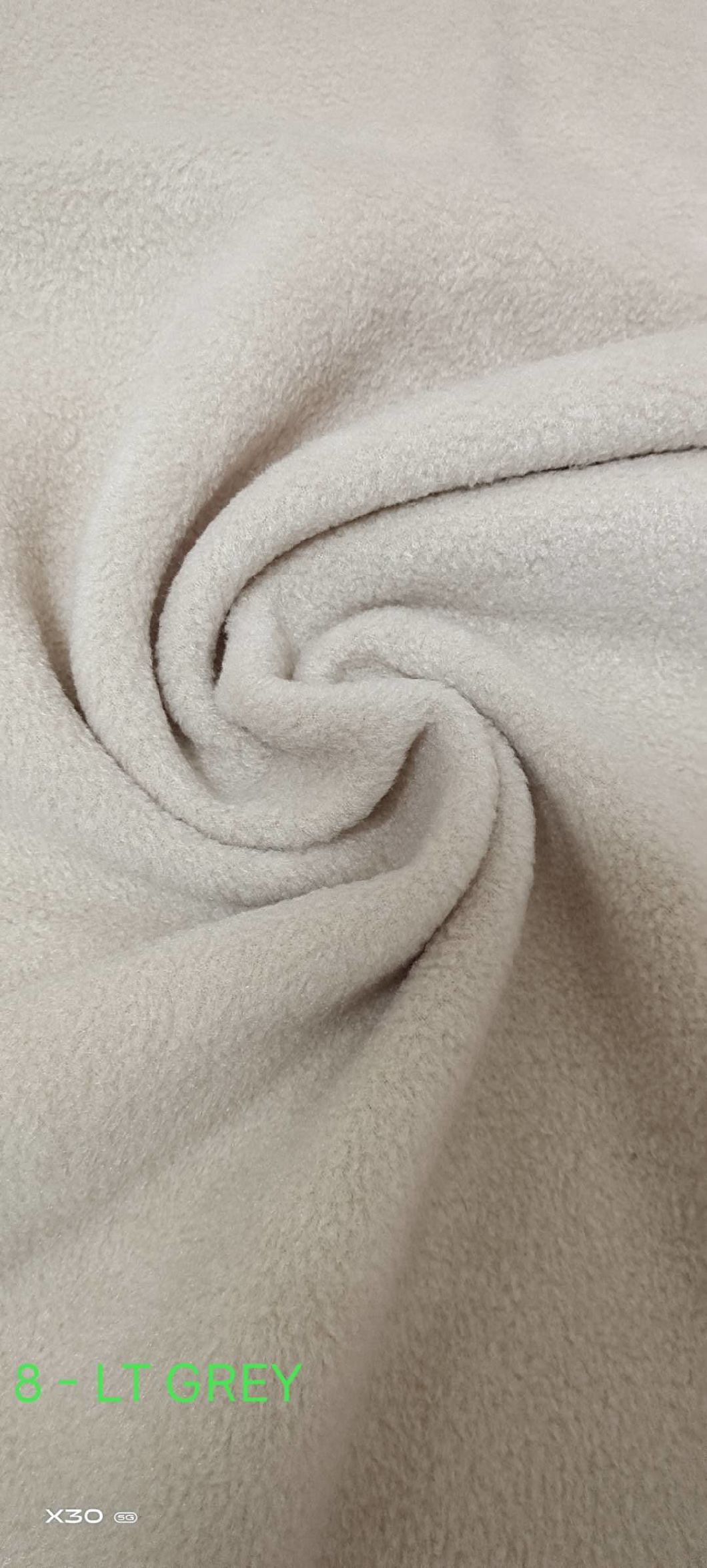 100% POLYESTER POLAR FLEECE Double Borbed One Side Anti-Pilling FDY 150D / 96F