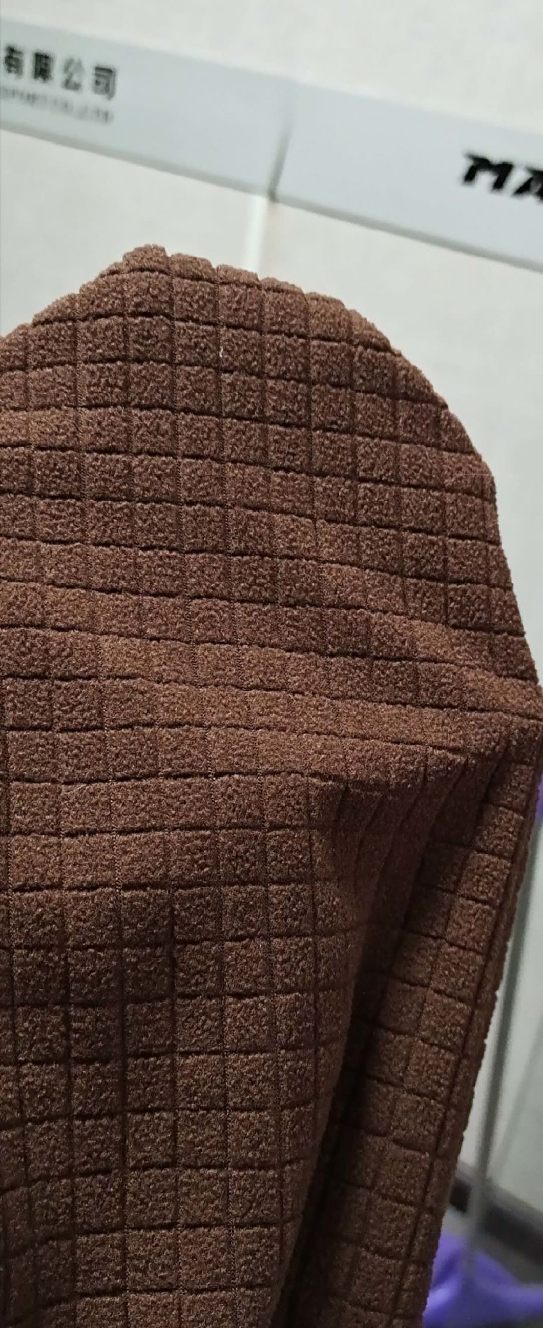 100% Polyester Polar Fleece with Laminated Check DTY 150d/144f or FDY150d/96f