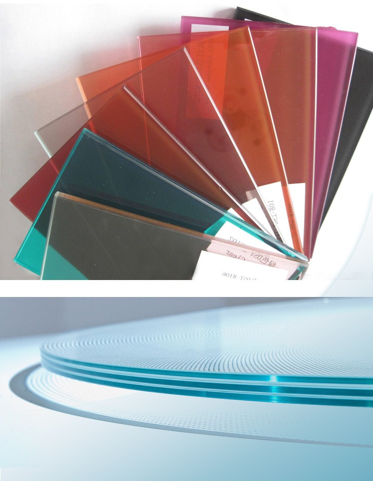 Colored laminated Glass