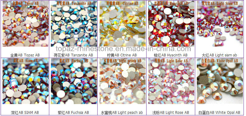 Ss3 Ss4 Ss5 Ss6 Swaro Rhinestone Crystal for Nail Art Decoration (FB-Lt sapphire)