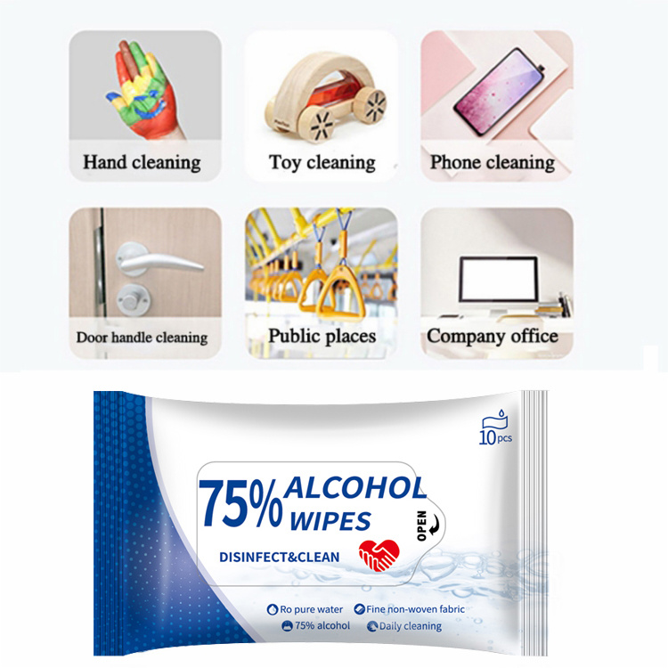 Dialy Life Use Cleaning Non Woven Alcohol Tissue Wipe