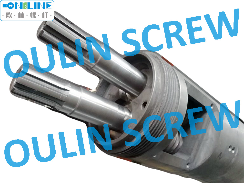 45/90 Double Conical Screw and Barrel for PVC Pipe Extrusion