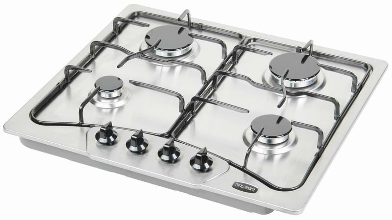 Four Burner Stainless Steel Hobs