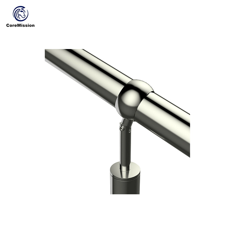 Height Adjustable Durable Stainless Steel Hall Handrail