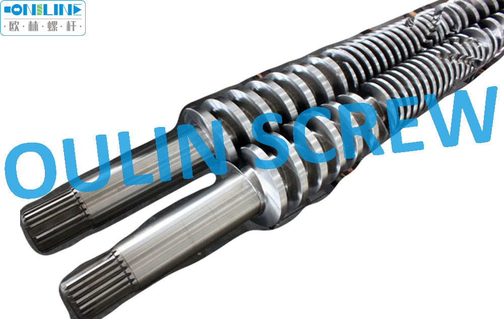 Cincinnati Cmt68 Twin Conical Screw and Barrel for PVC Extrusion