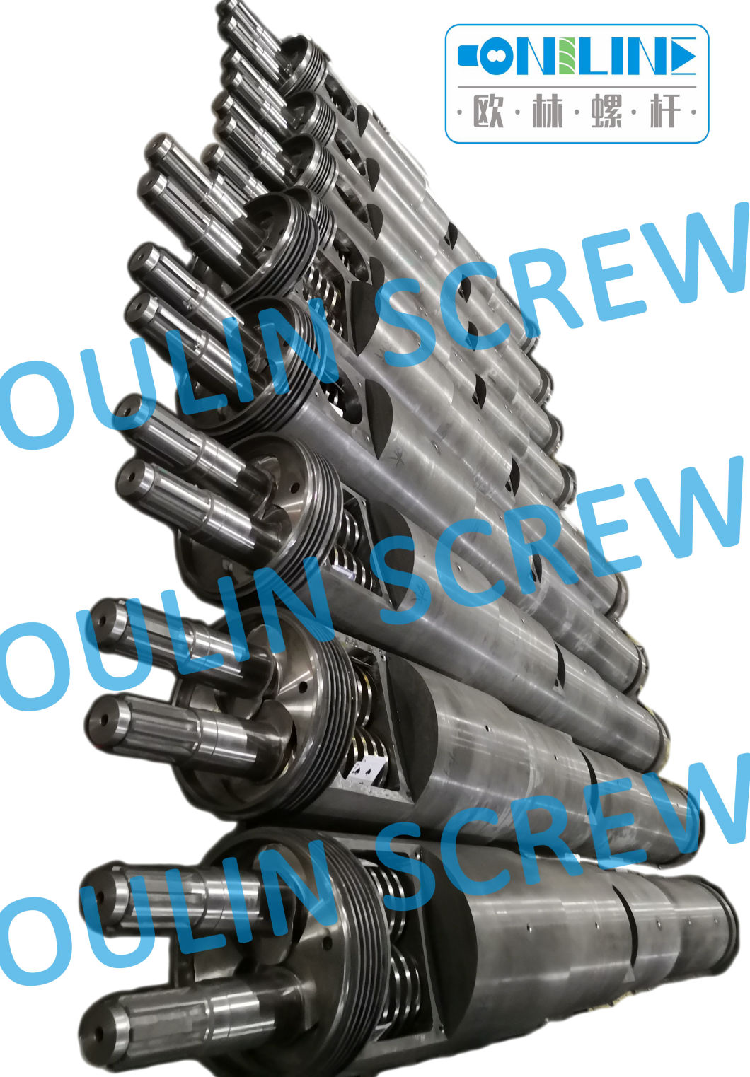 Supply Bi-Metal Jwell Twin Conical Screw and Barrel for Pipe, Profiles, Sheet, Granulation (large in stock)