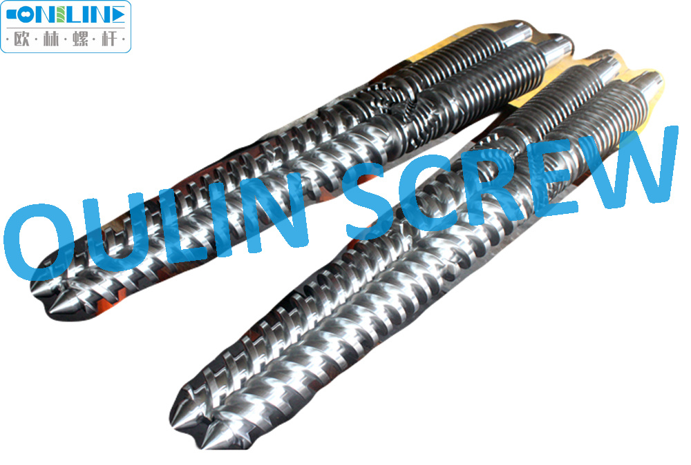 Jwell 55/110, 55/120 Twin Conical Screw Barrel for PVC Machine