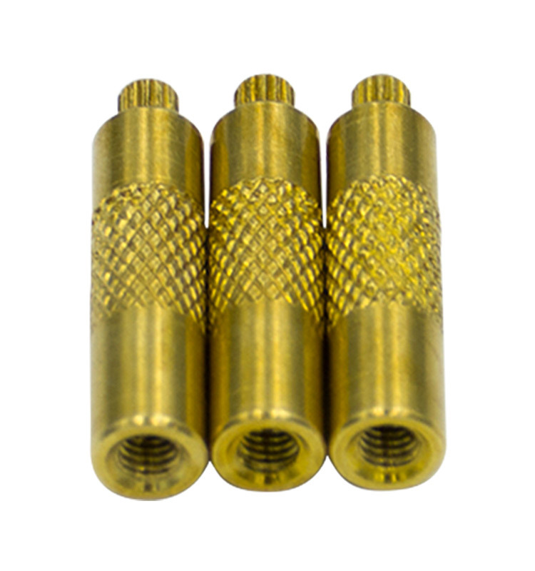 OEM High Precision Customized Made Brass Copper Bush Knurled Insert for Bearing Motor