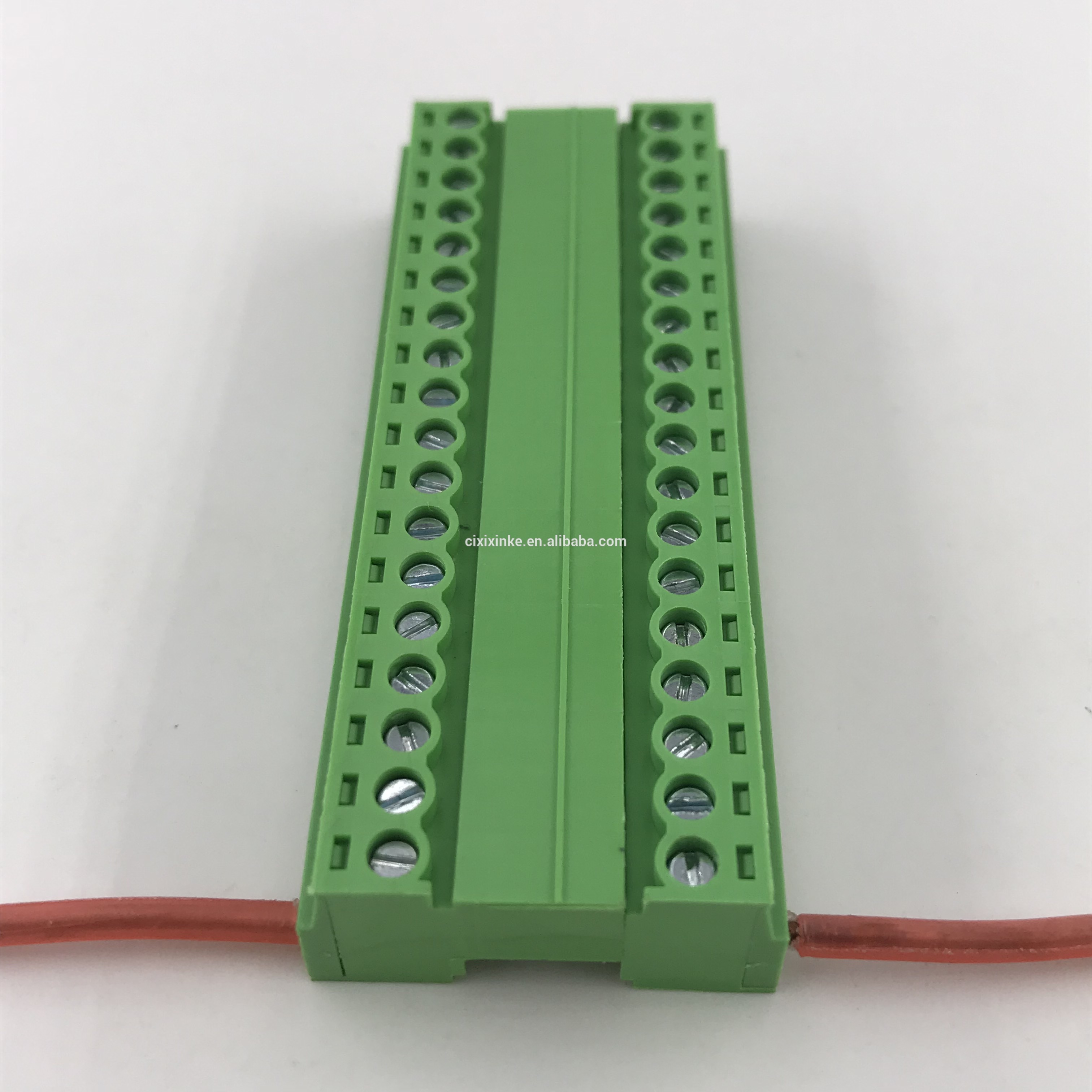 18 contacts of wiring poles plug-in terminal block