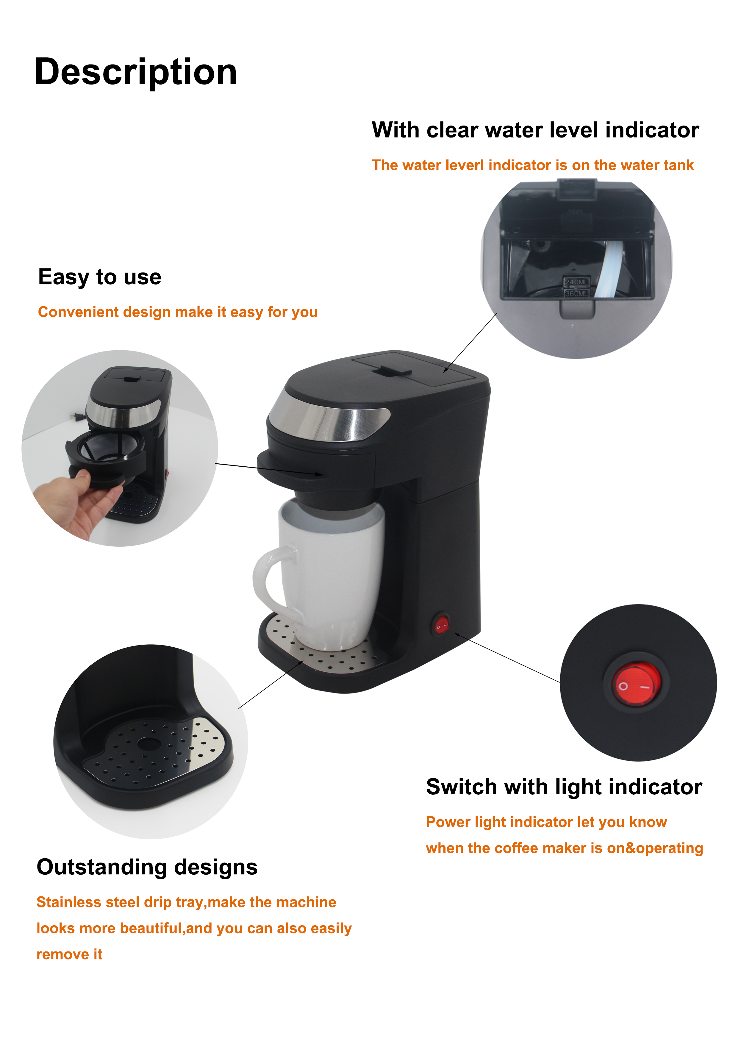 Portable Drip Coffee Machine