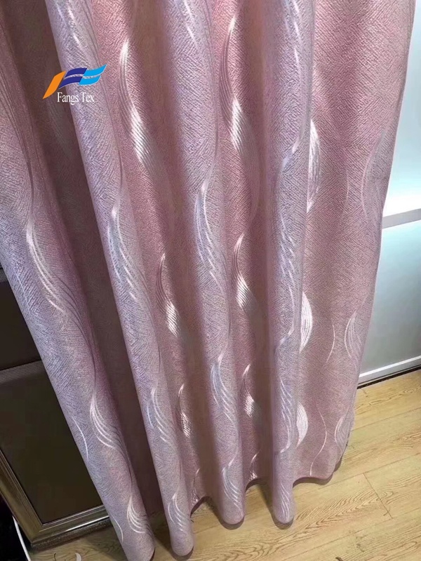Fancy Polyester Woven Brick Girls' Blackout Curtain fabrics 4