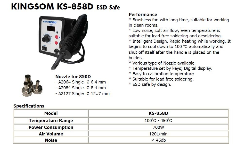 New model hot air 700W SMD soldering station, High quality Soldering Desoldering Station for sale